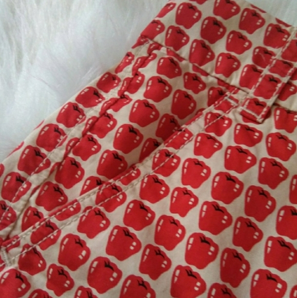 ⭐J.Crew Apple Print Shorts - Picture 5 of 8